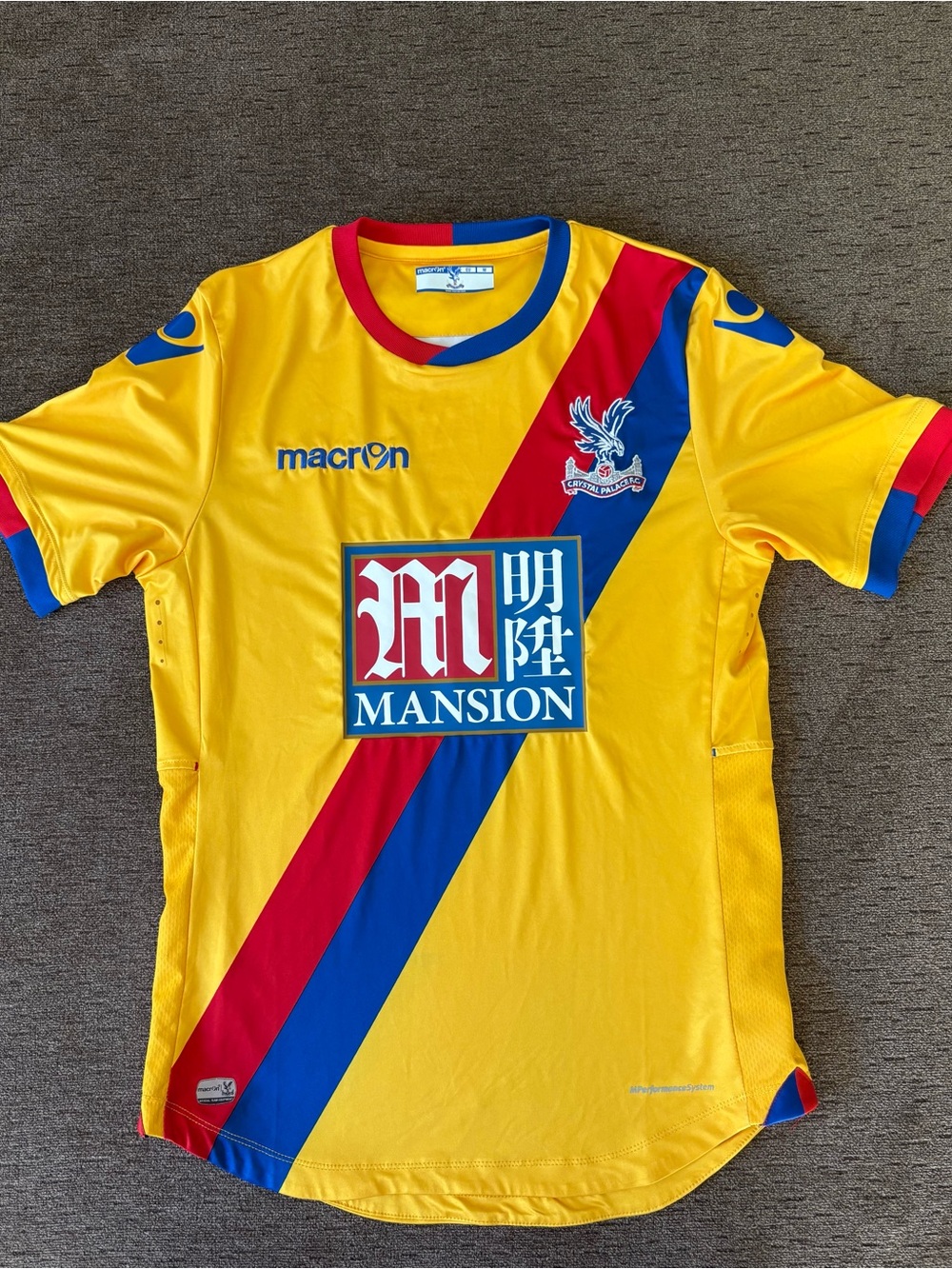 Crystal Palace 2016 - 2017 Away football shirt jersey Macron Ero Medium